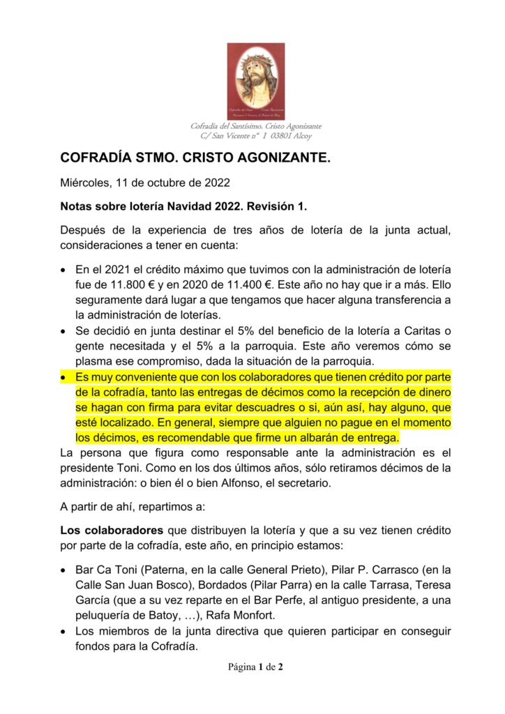 22 10 Notas Lot 22 Cofr Rev1 1