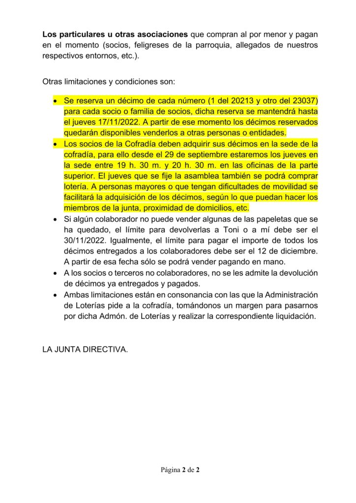 22 10 Notas Lot 22 Cofr Rev1 2