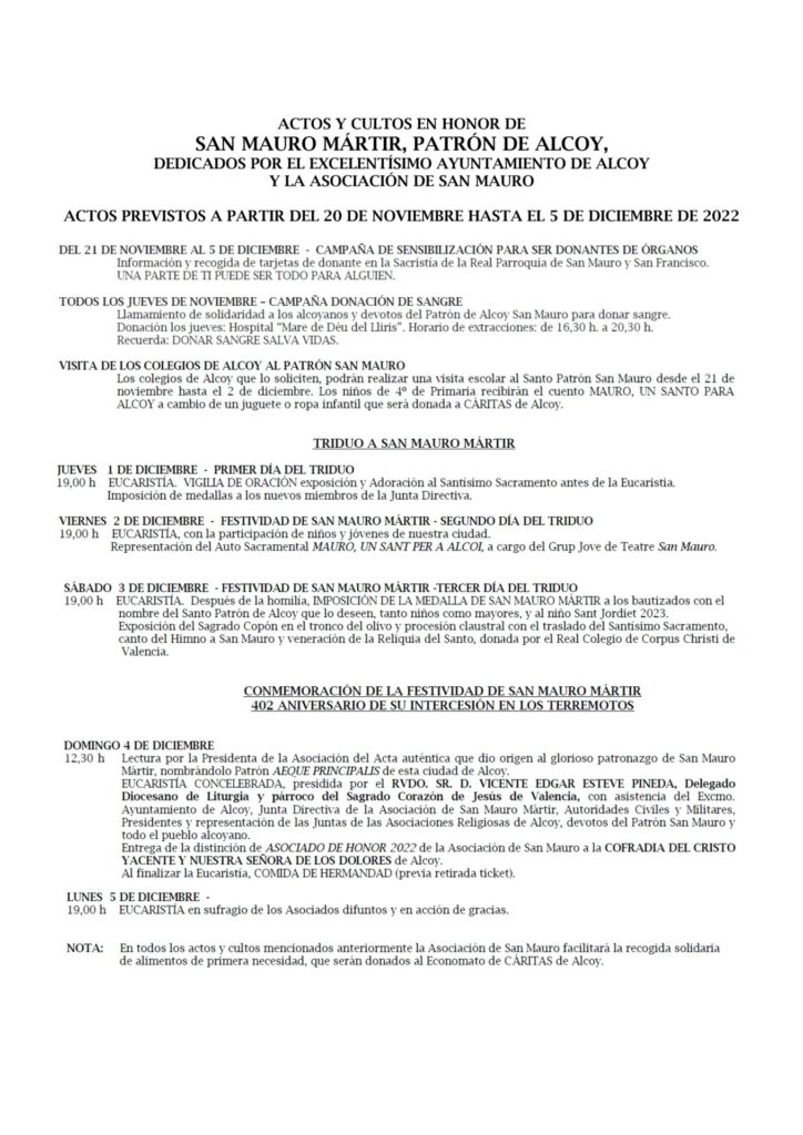 22 11 Actos Y Cultos S Mauro Martir 1